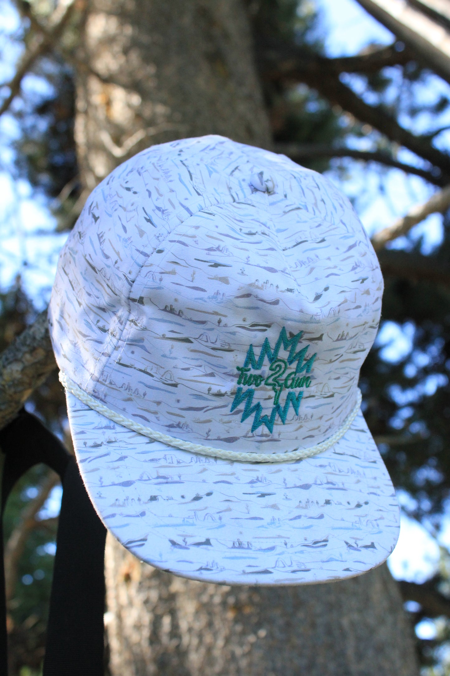 Desert Oasis Leather Adjustable Hat