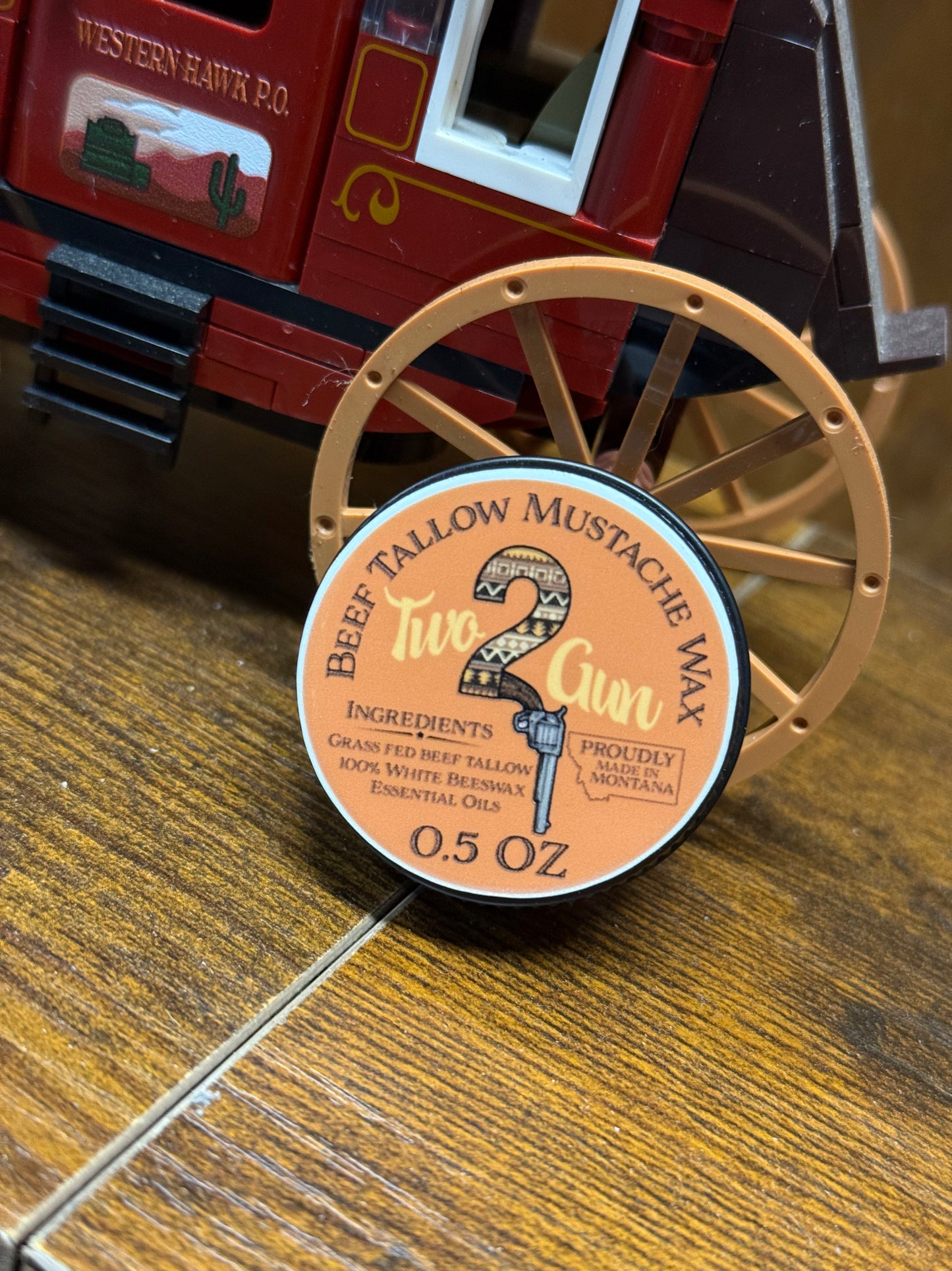 Two Gun Beef Tallow Mustache Wax