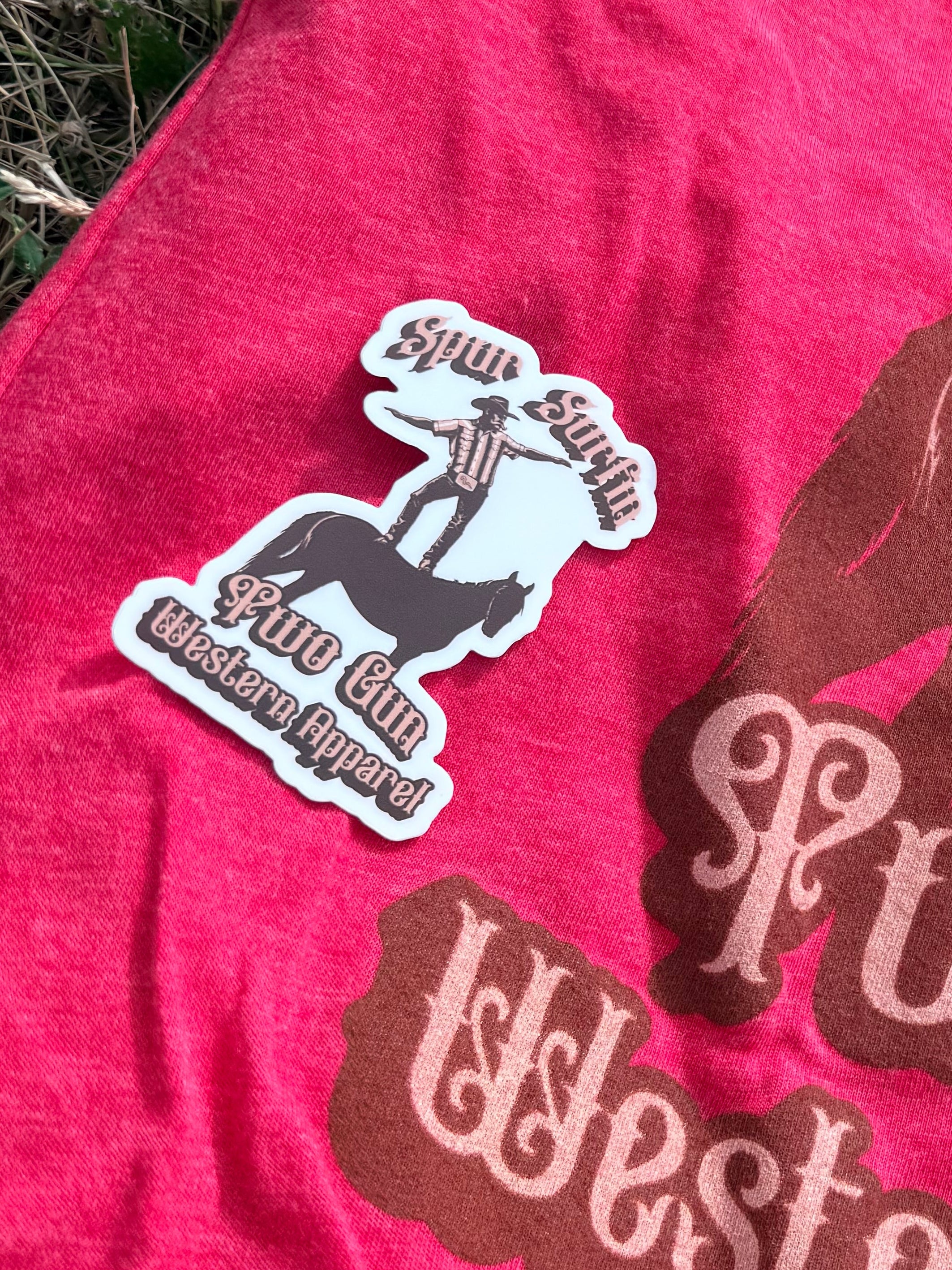 “Spur Surfin” Sticker