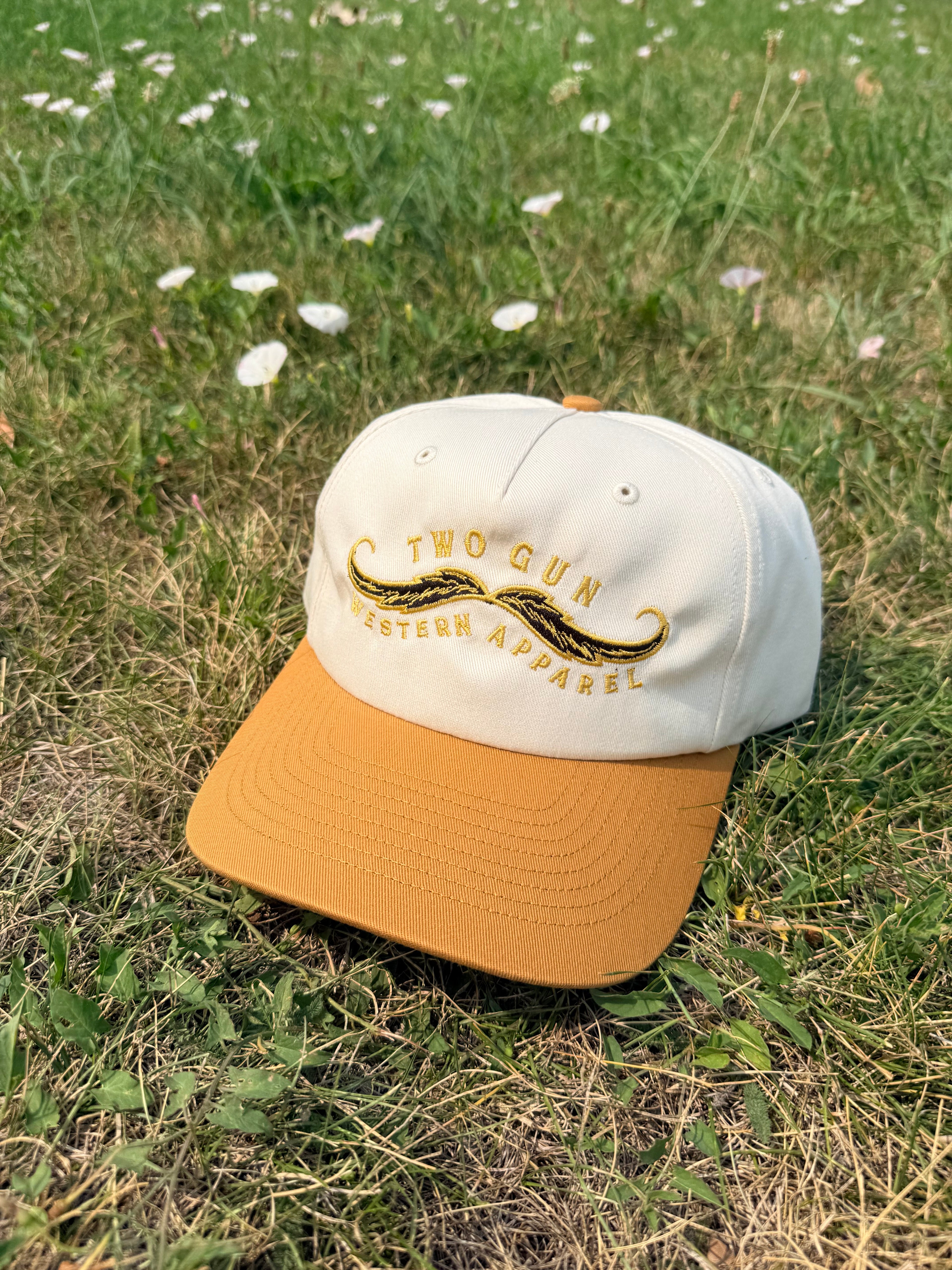 “Mustache Rides” Relaxed Crown SnapBack