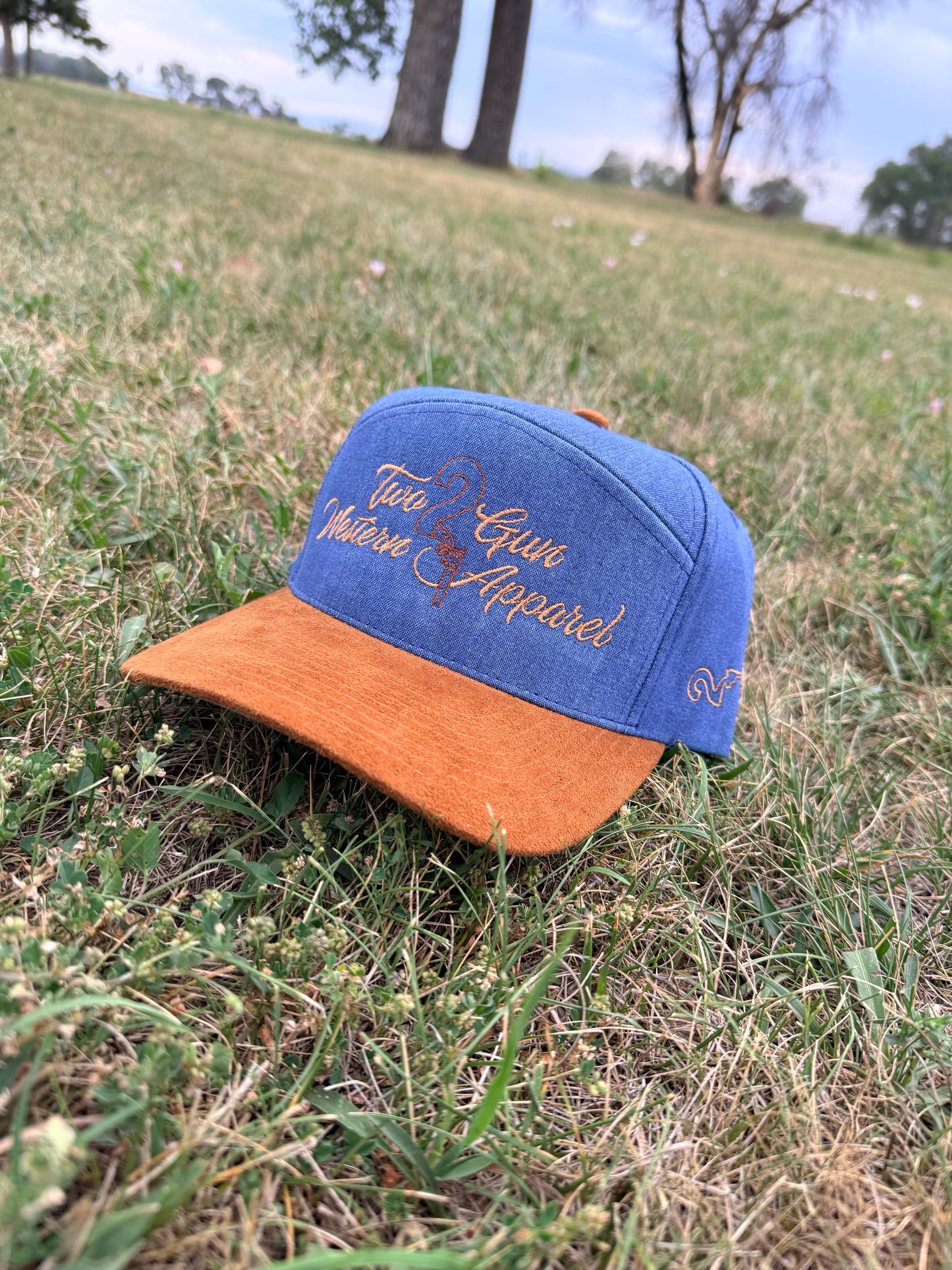 “Rock Creek” SnapBack Denim/Suede Hat