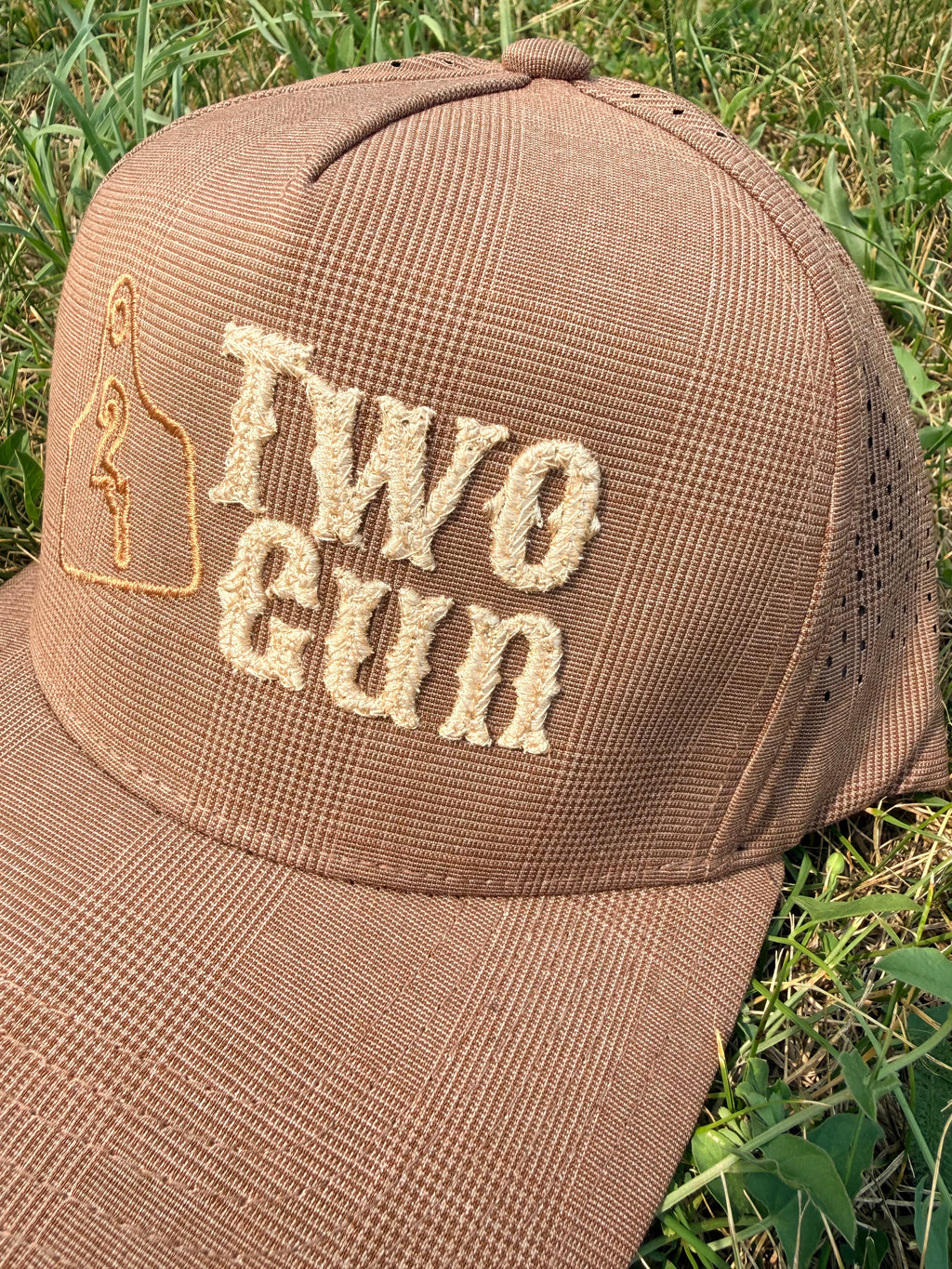 “Plaid Tag” Performance SnapBack Hat