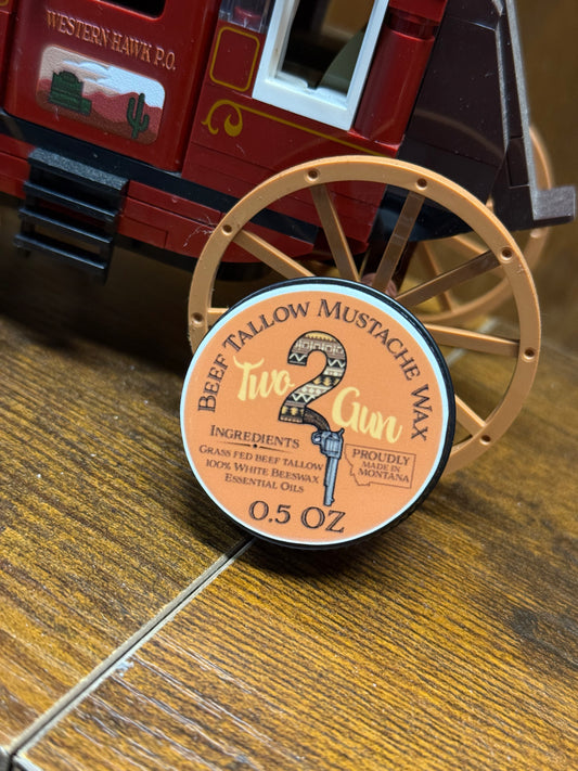 Two Gun Beef Tallow Mustache Wax