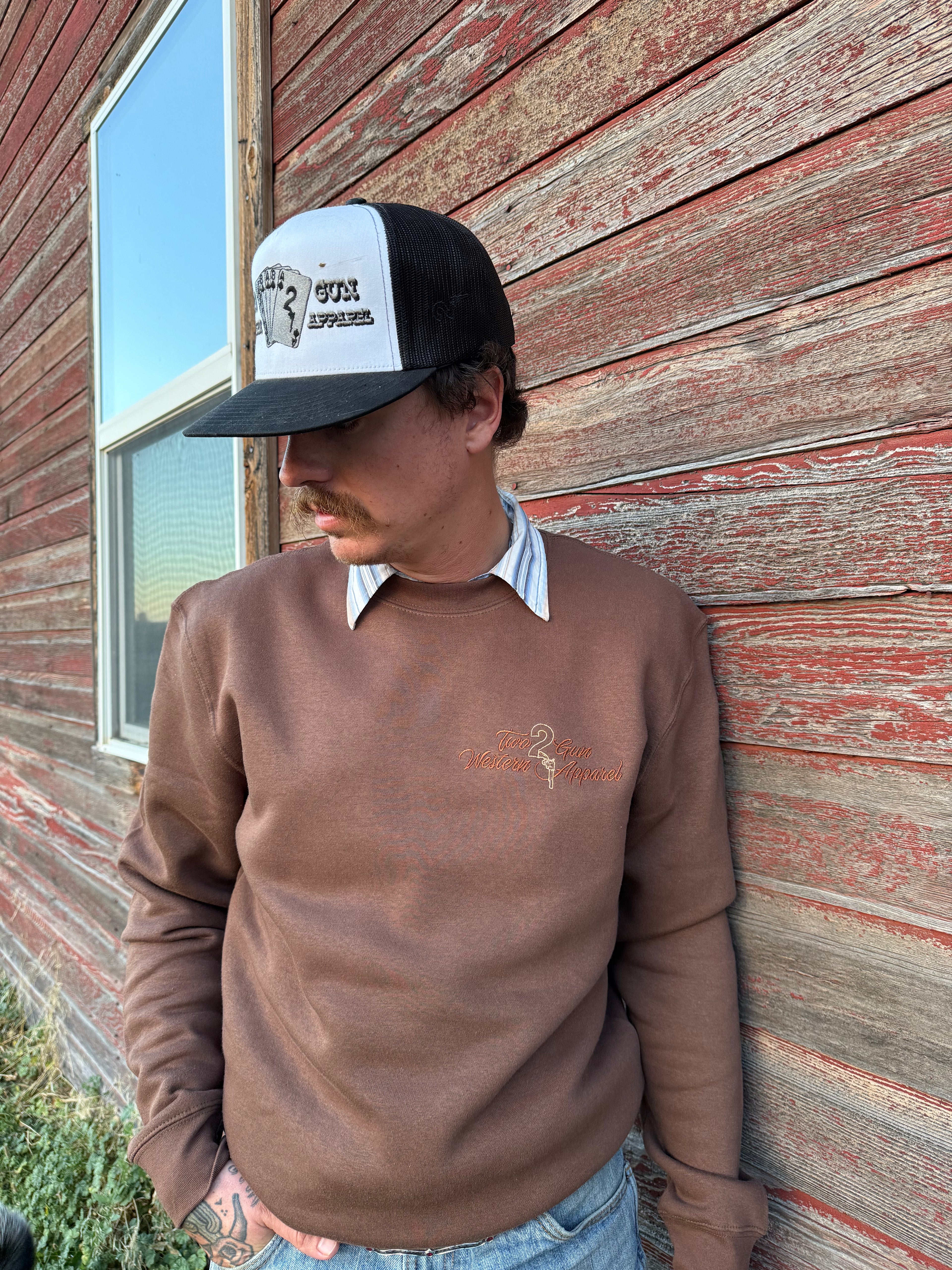 “Cow Punk” Crewneck