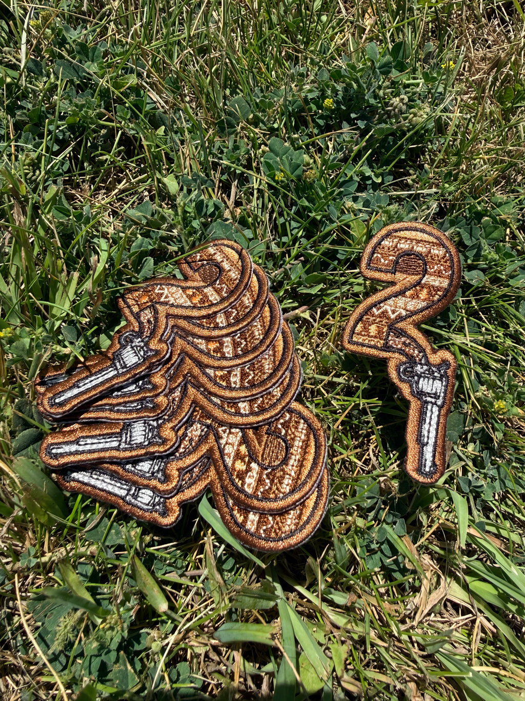 “Two Gun Brand” Cowboy Hat Patch