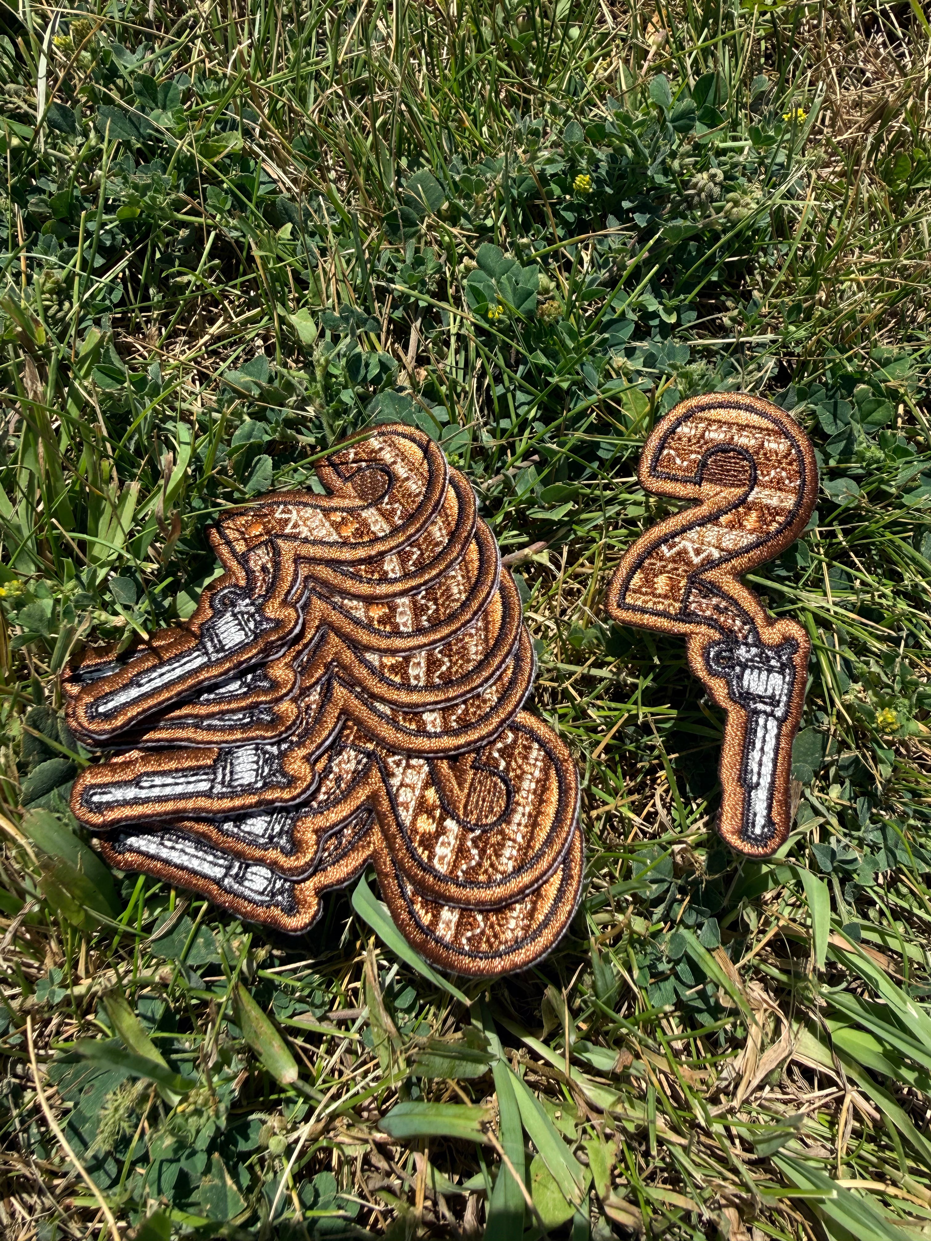 “Two Gun Brand” Cowboy Hat Patch