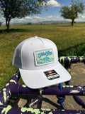 Turquoise Peaks Snapback Hat